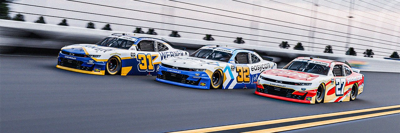 Jordan Anderson Racing Bommarito Autosport's banner