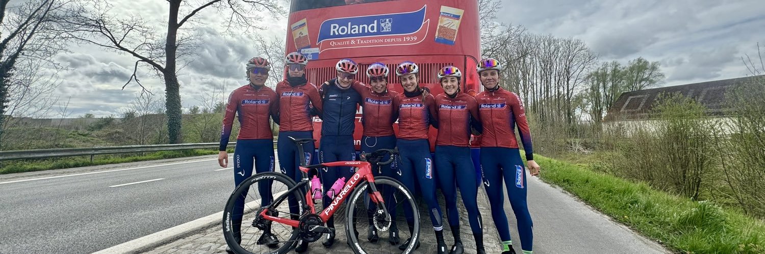 Roland Cycling Team's banner