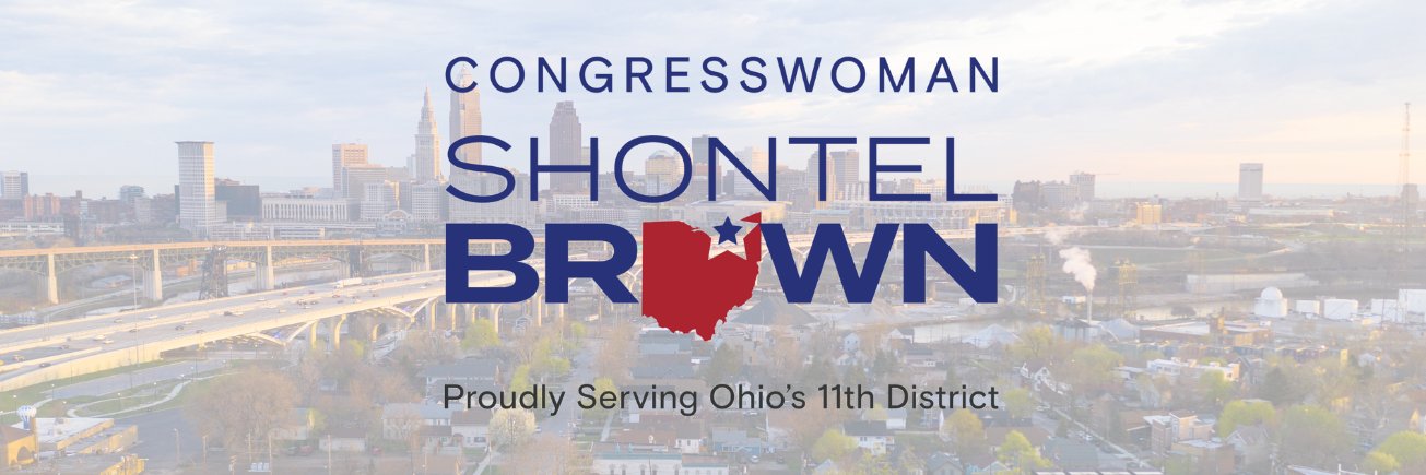 Rep. Shontel Brown's banner