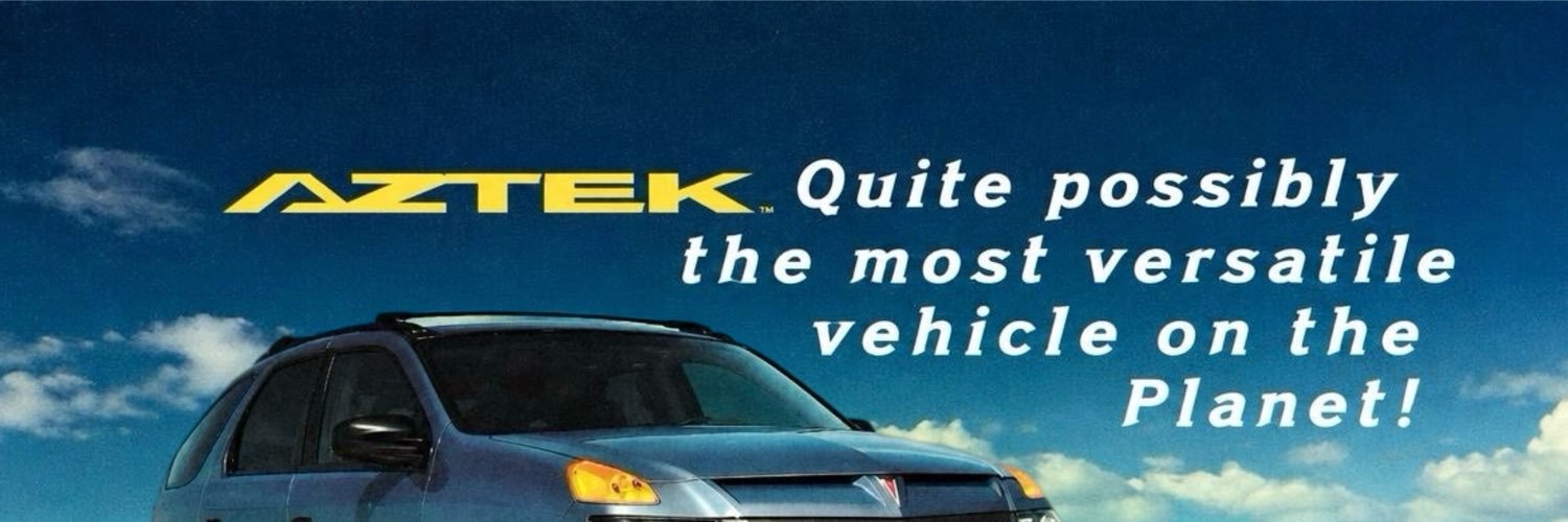 THE Pontiac Aztek University's banner