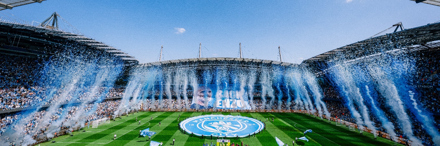 Manchester City's banner