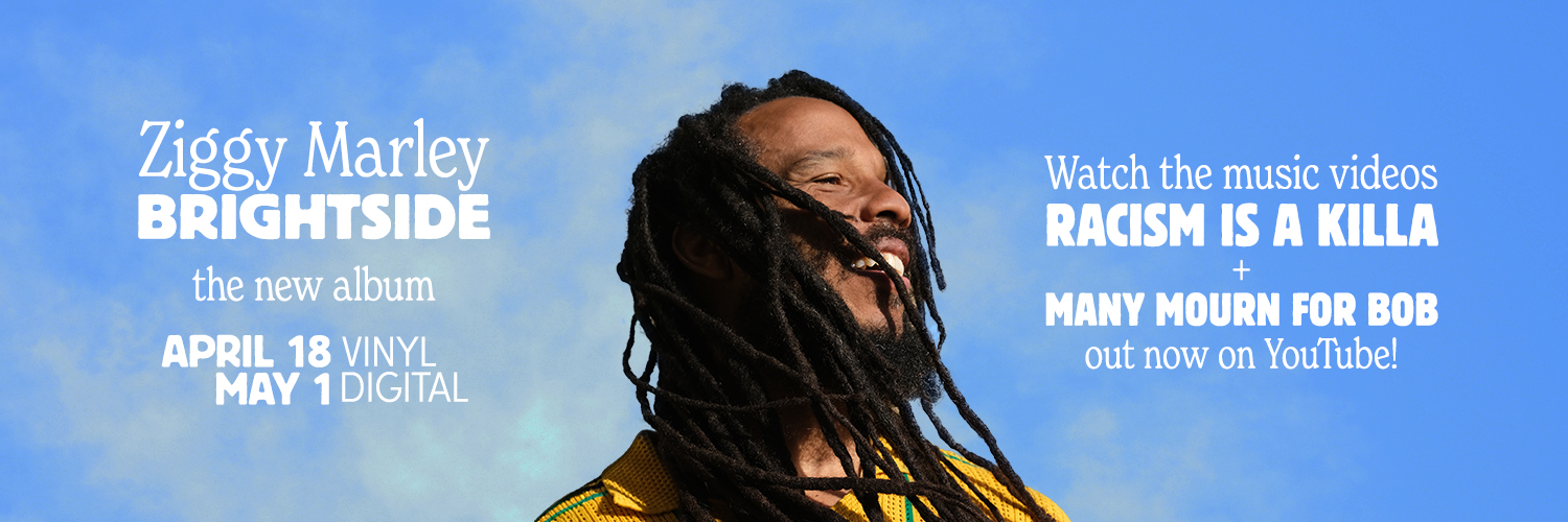 Ziggy Marley's banner