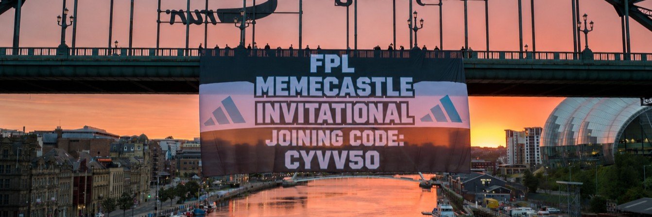Memecastle United's banner