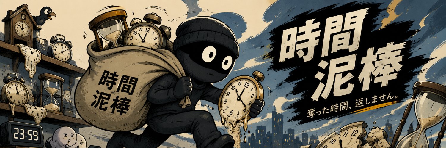 時間泥棒's banner