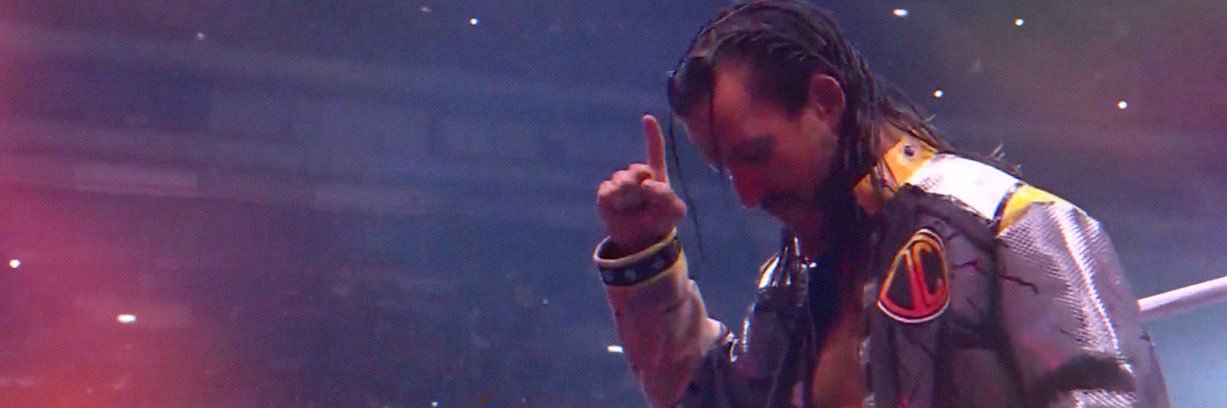 Adam Cole's banner
