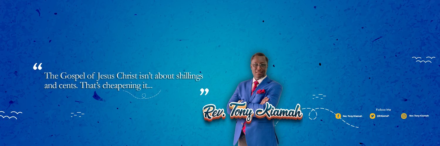 Rev. Tony Kiamah's banner
