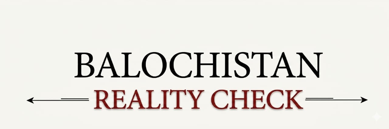 Balochistan Reality Check's banner