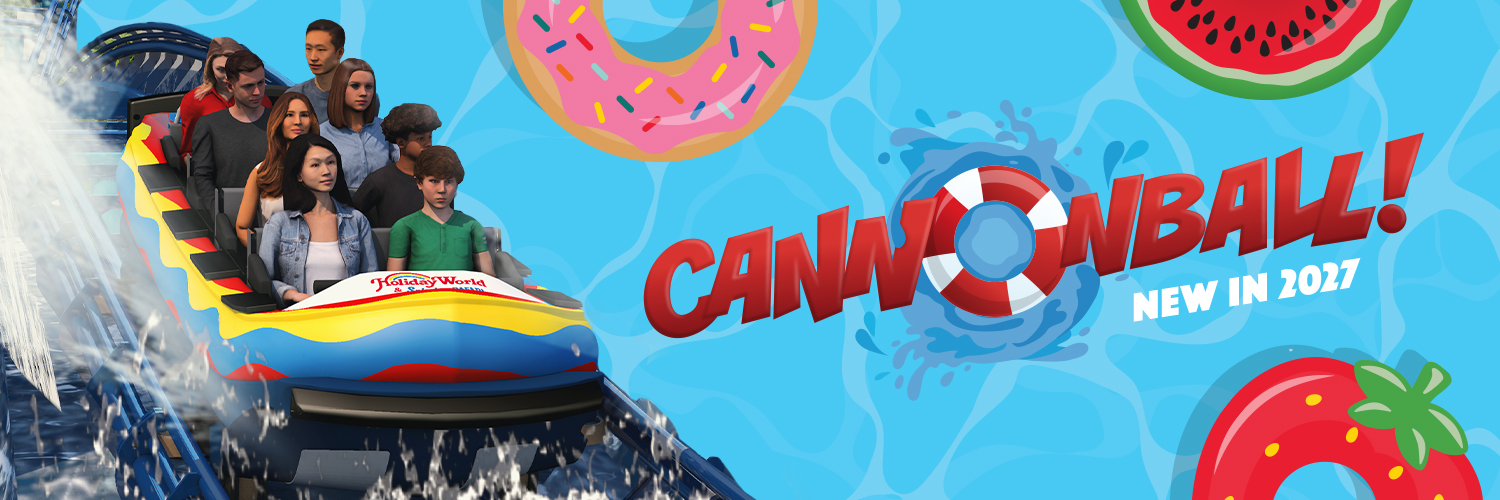 Holiday World's banner