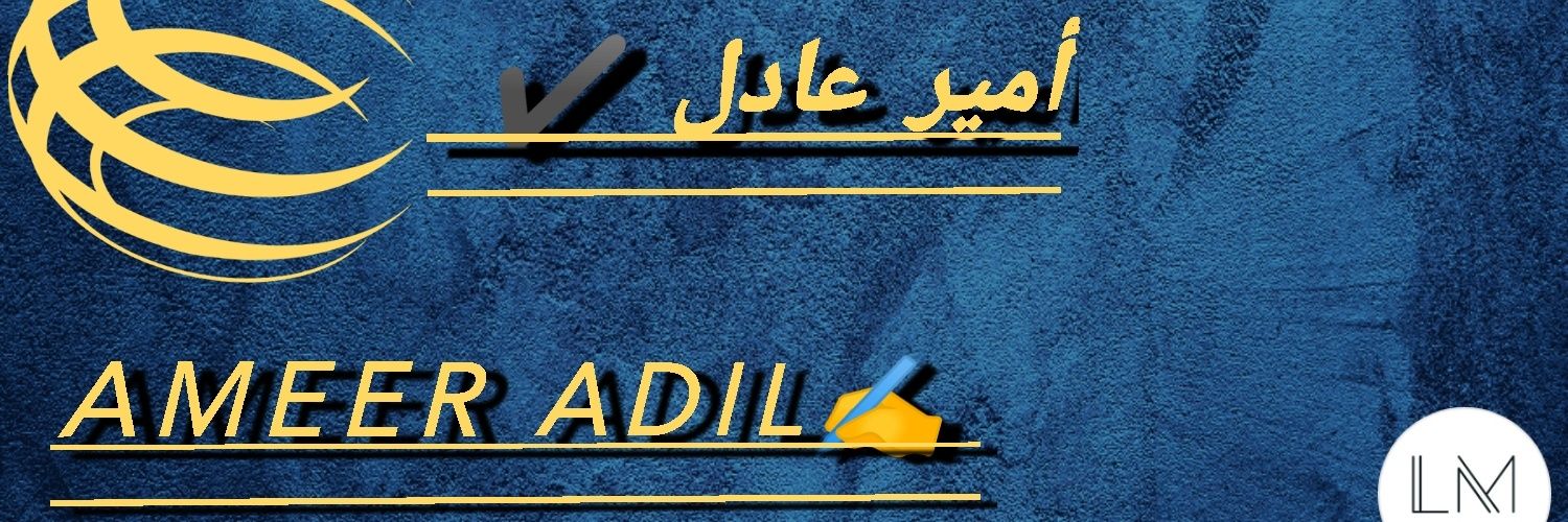 Ameer Adil امير عادل's banner