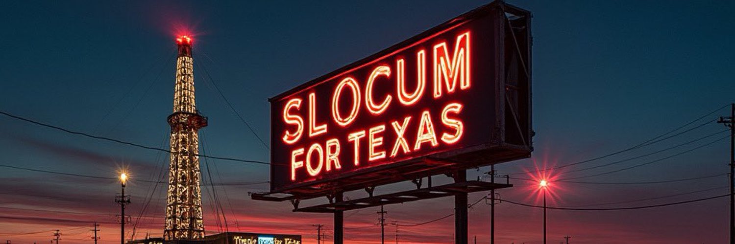 Tom Slocum for Texas 🇺🇸's banner