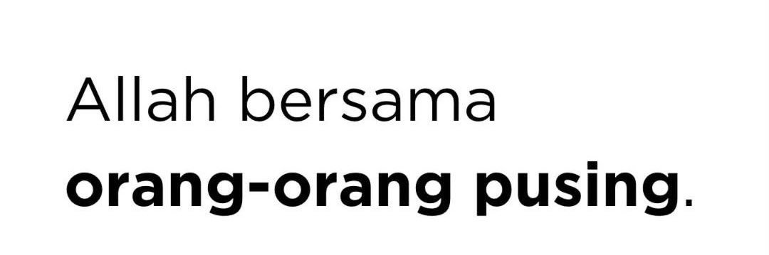 cewe pusing's banner