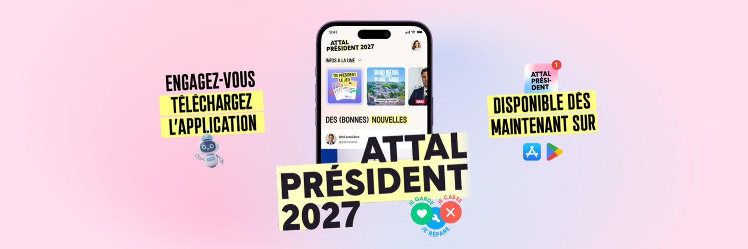 Attal Président 🇫🇷's banner