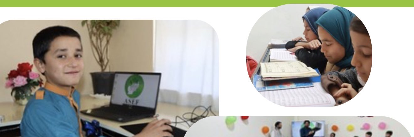 Afghan Sustainable Economic Foundation -ASEF's banner