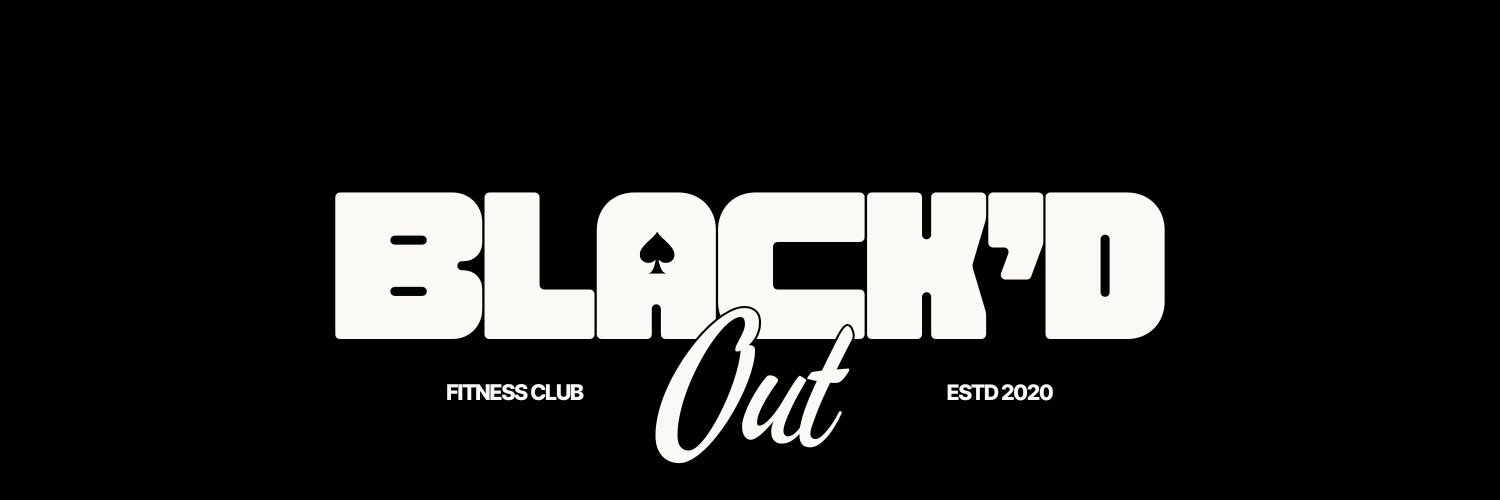 BLACK'D OUT Fitness Club's banner