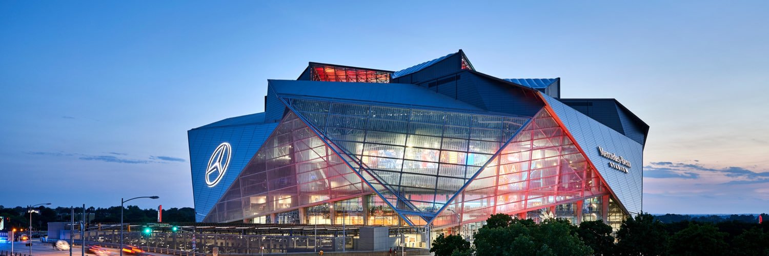 Mercedes-Benz Stadium's banner
