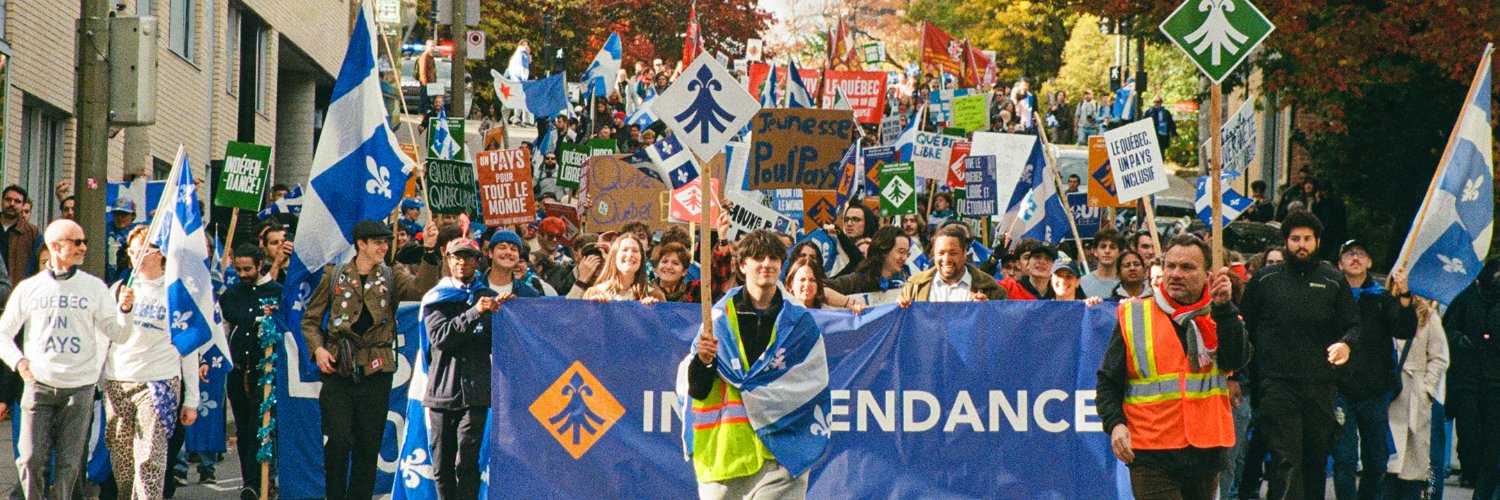 OUI Québec's banner