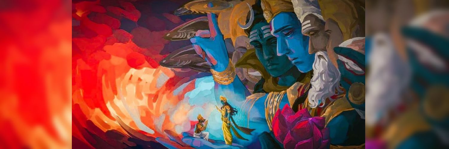 Bhagawad Gita's banner