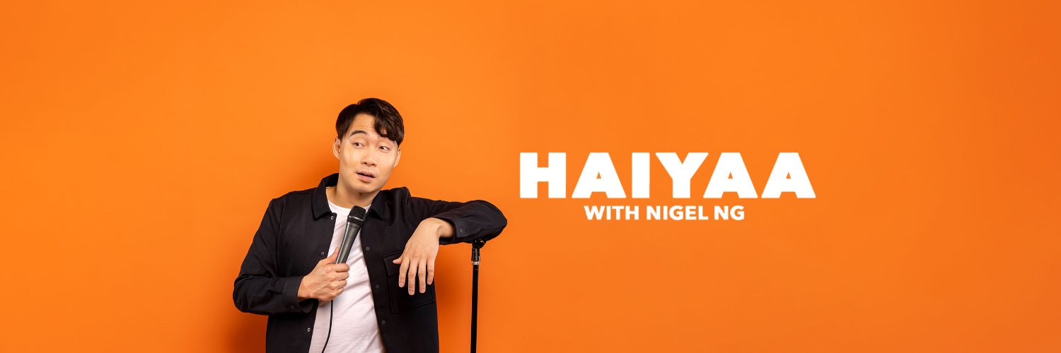 HAIYAA with Nigel Ng's banner