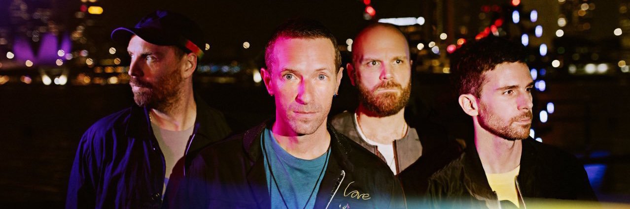 Coldplay United Kingdom's banner