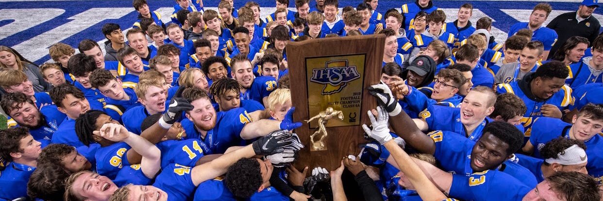 Carmel Football's banner
