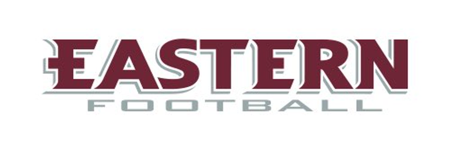 Eastern University Football's banner