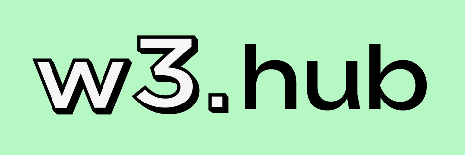 w3.hub's banner