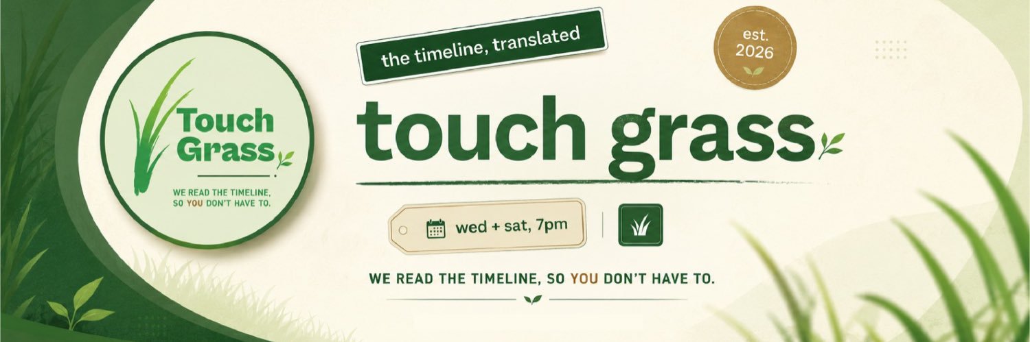 Touch Grass's banner