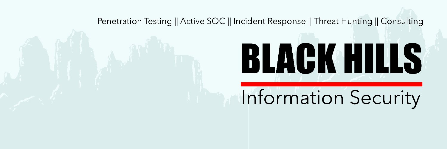 Black Hills Information Security's banner