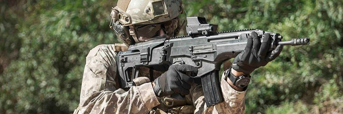 IWI - Israel Weapons Industry's banner