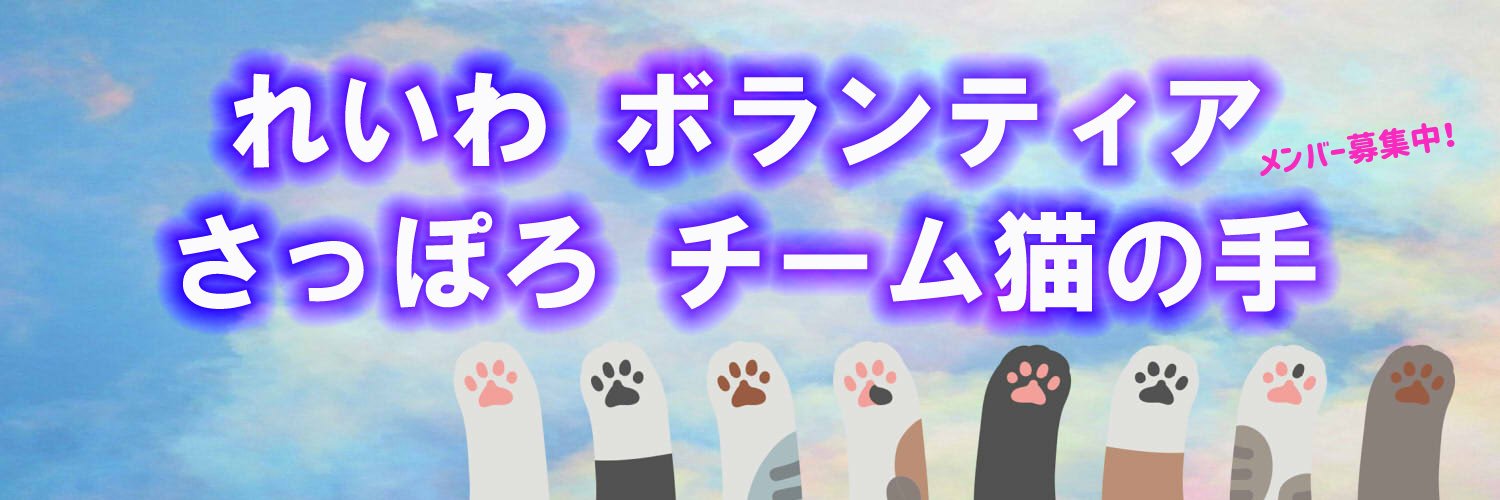 れいわボランティア さっぽろチーム猫の手's banner