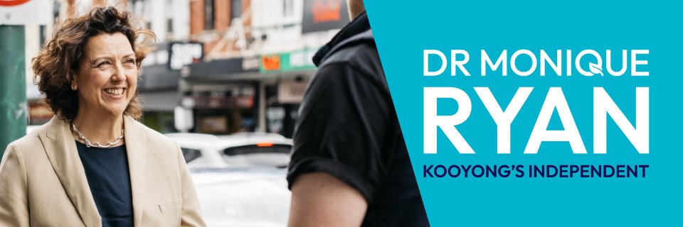 Dr Monique Ryan MP's banner