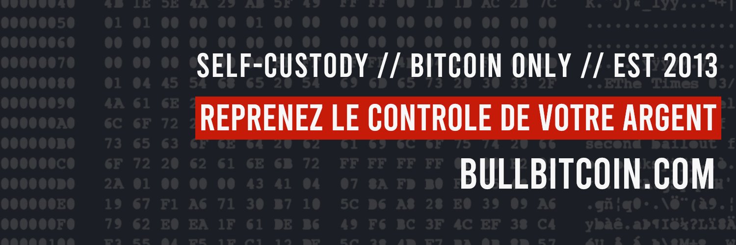 Bull Bitcoin FR's banner