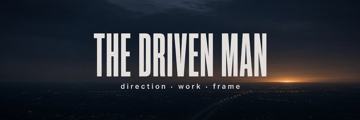 The Driven Man's banner