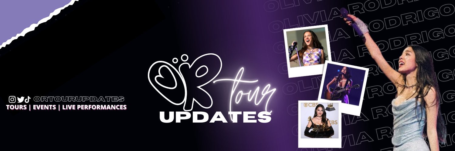 Olivia Rodrigo Tour Updates (GUTS WORLD TOUR)'s banner