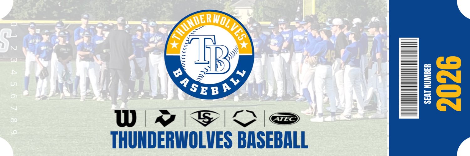Thunderwolves Baseball's banner