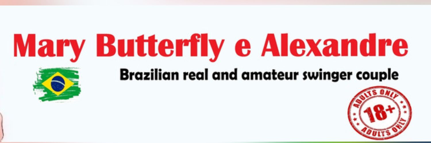 Casal Mary Butterfly e Alexandre's banner
