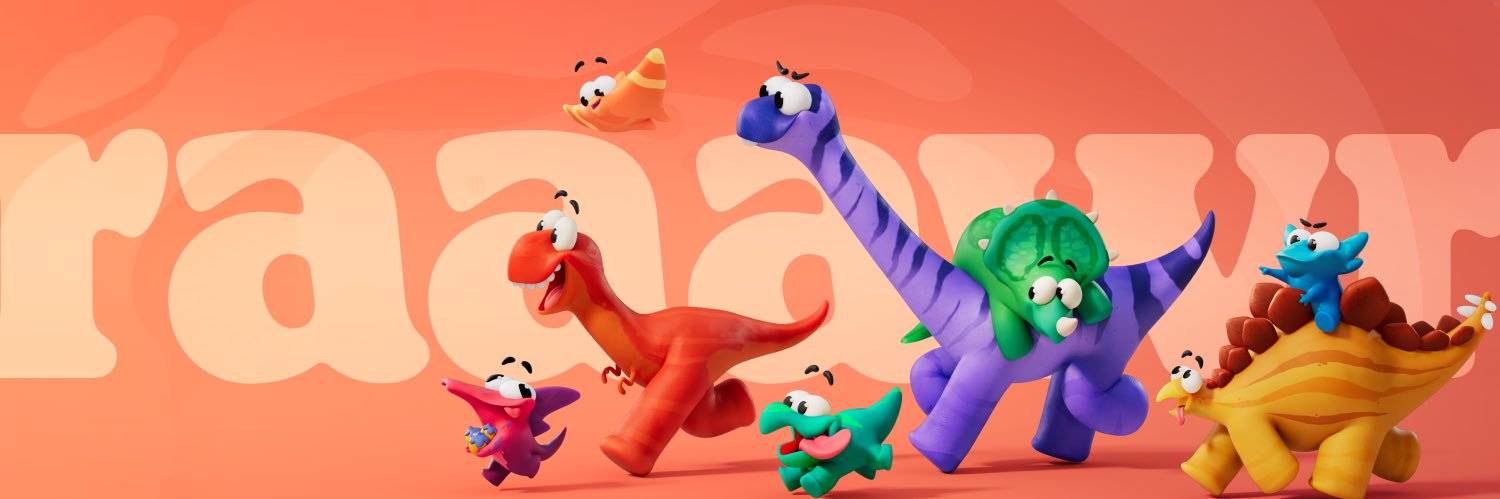 Claynosaurz's banner
