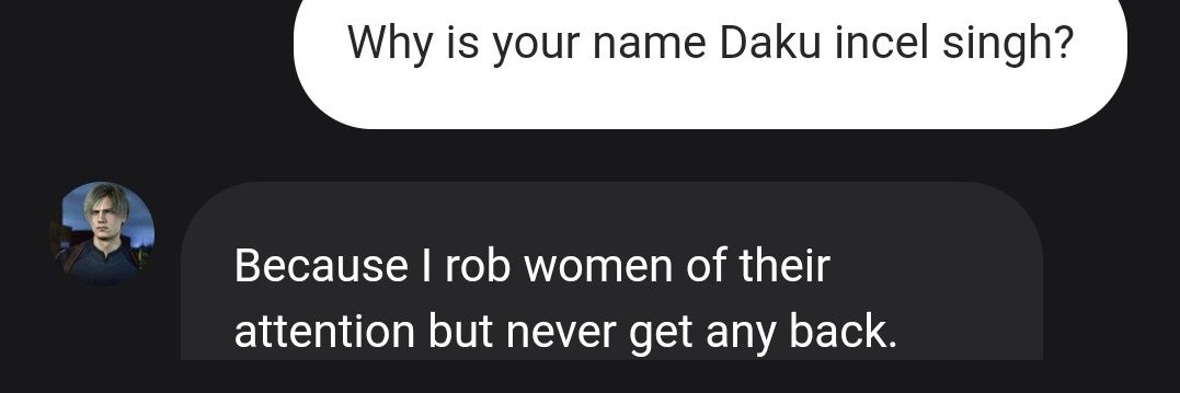 Daku Incel Singh's banner
