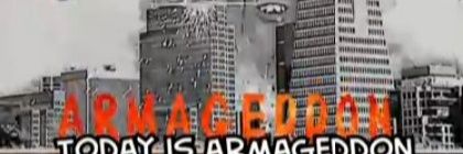 Yesterday Was Thursday, Today Is Armageddon's banner