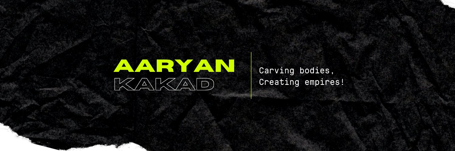 Aaryan Kakad's banner