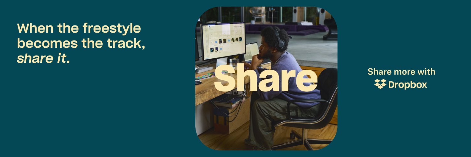 Dropbox's banner