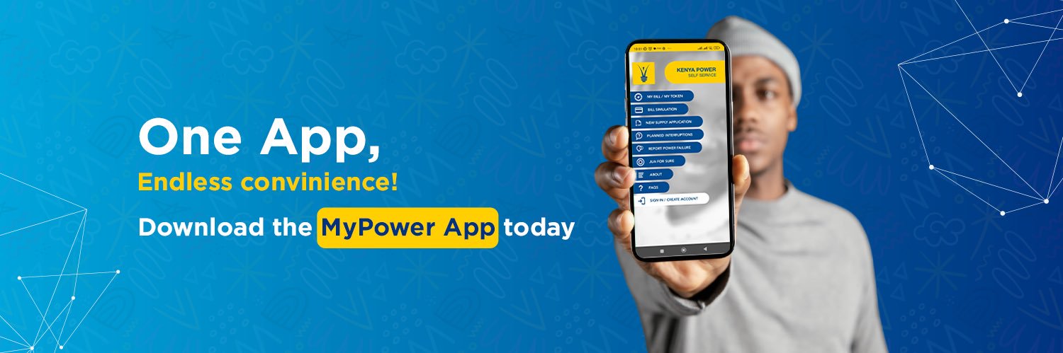 Kenya Power's banner