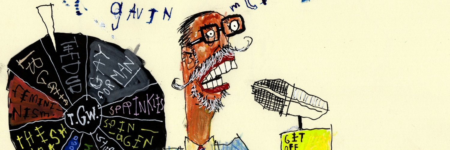 Gavin McInnes's banner