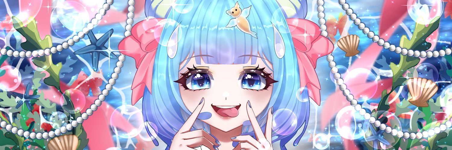 Moki ⋆｡˚ Vtuber🫧🩵's banner
