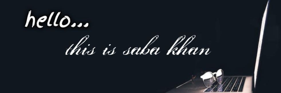Saba Khan's banner