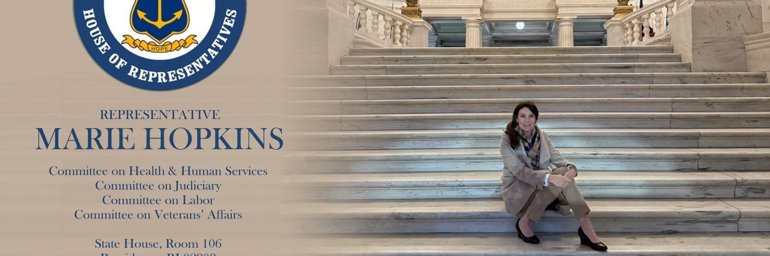 Representative Marie Hopkins's banner