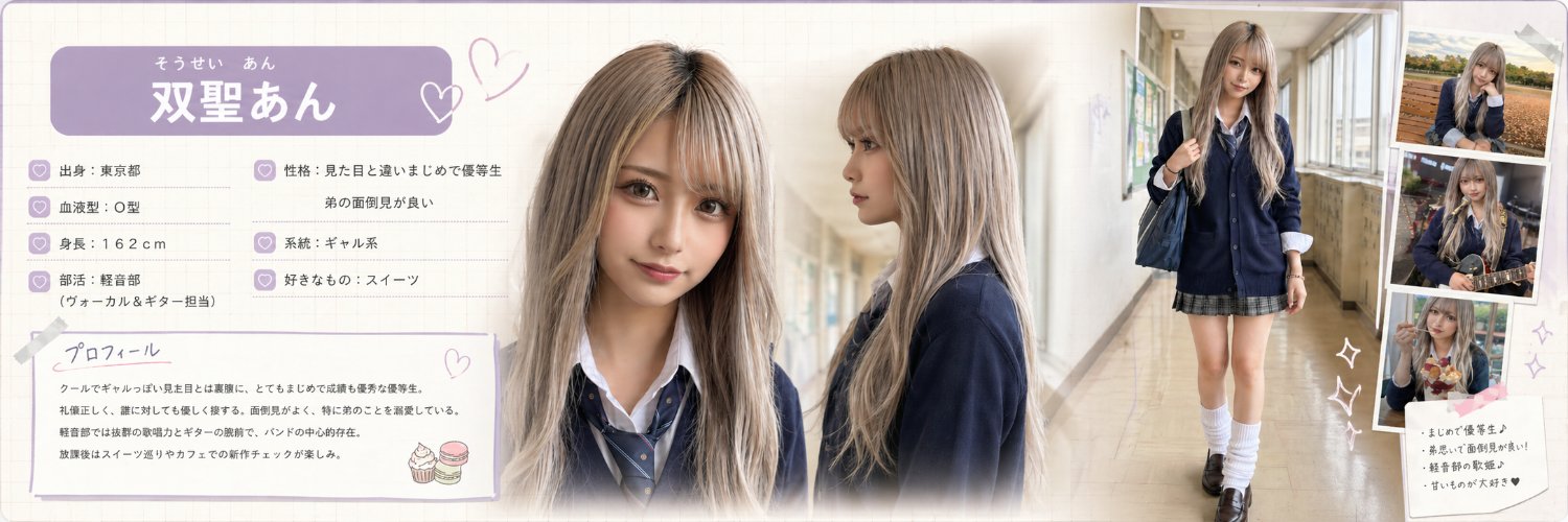 双星あん@AI-JKギャル's banner