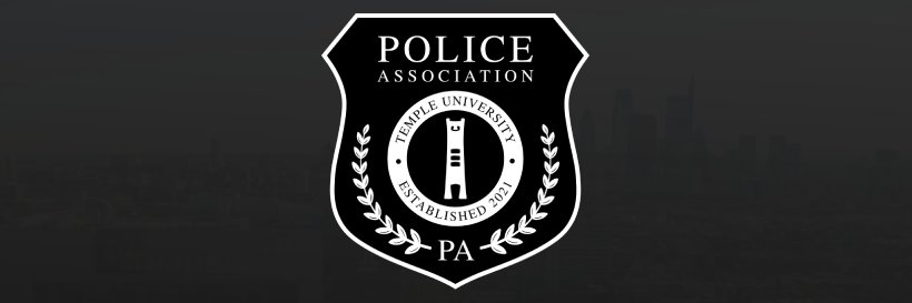 Temple University Police Association's banner