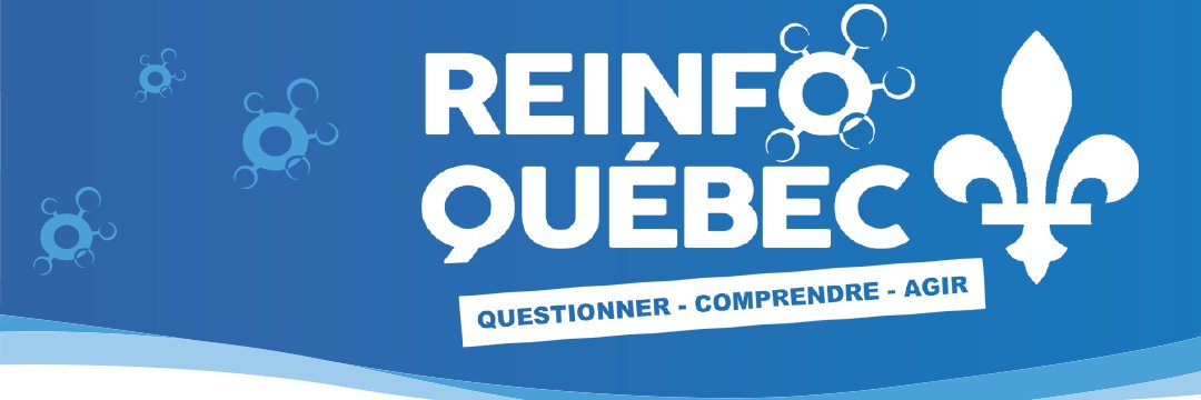 Réinfo Québec's banner