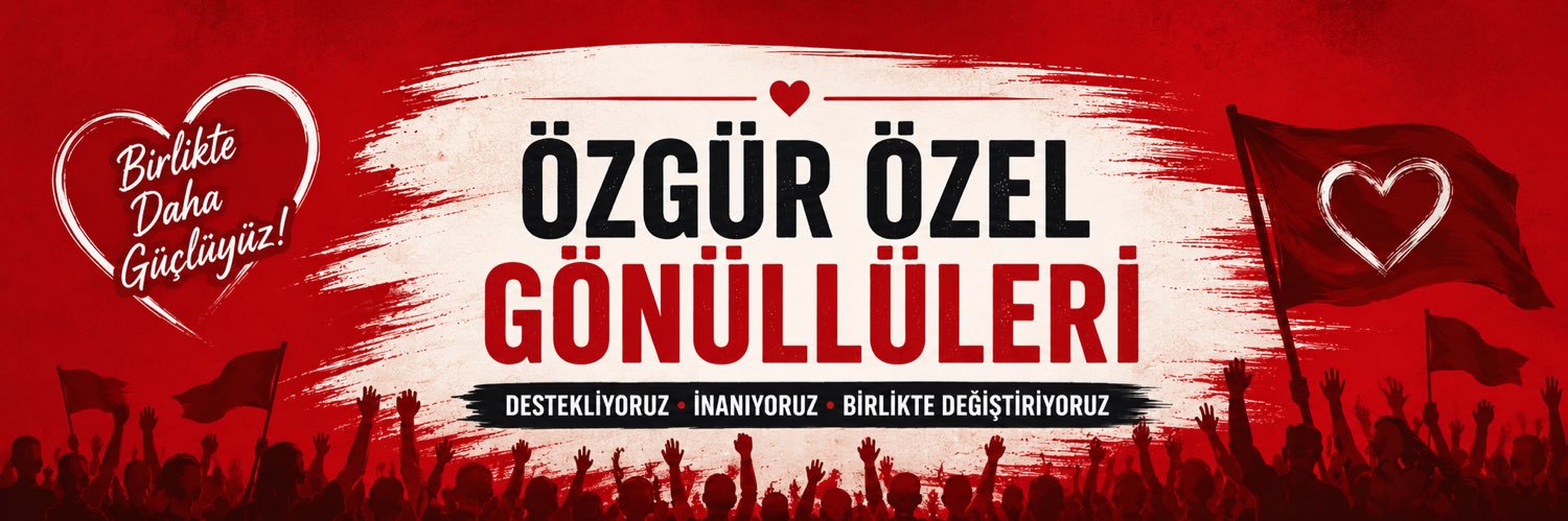 Özgür Özel Gönüllüleri | Fan's banner